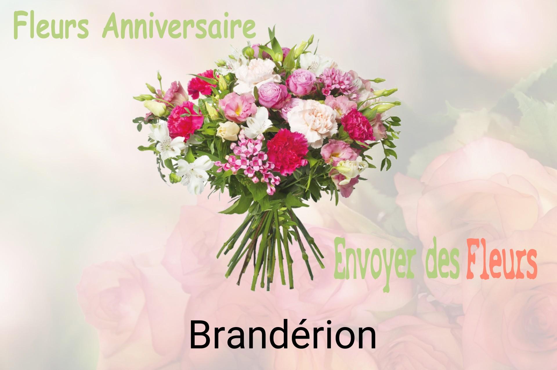 Bouquet de fleurs d’anniversaire livré à Brandérion